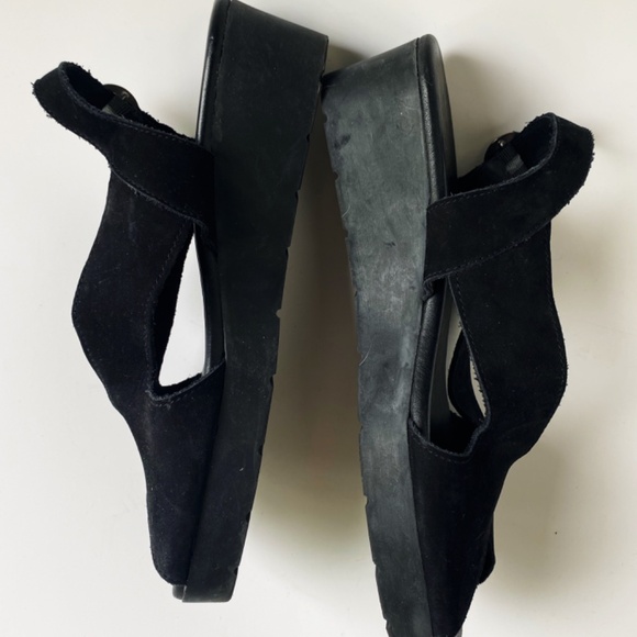 Arche black suede sandals size 38 - Picture 2 of 6